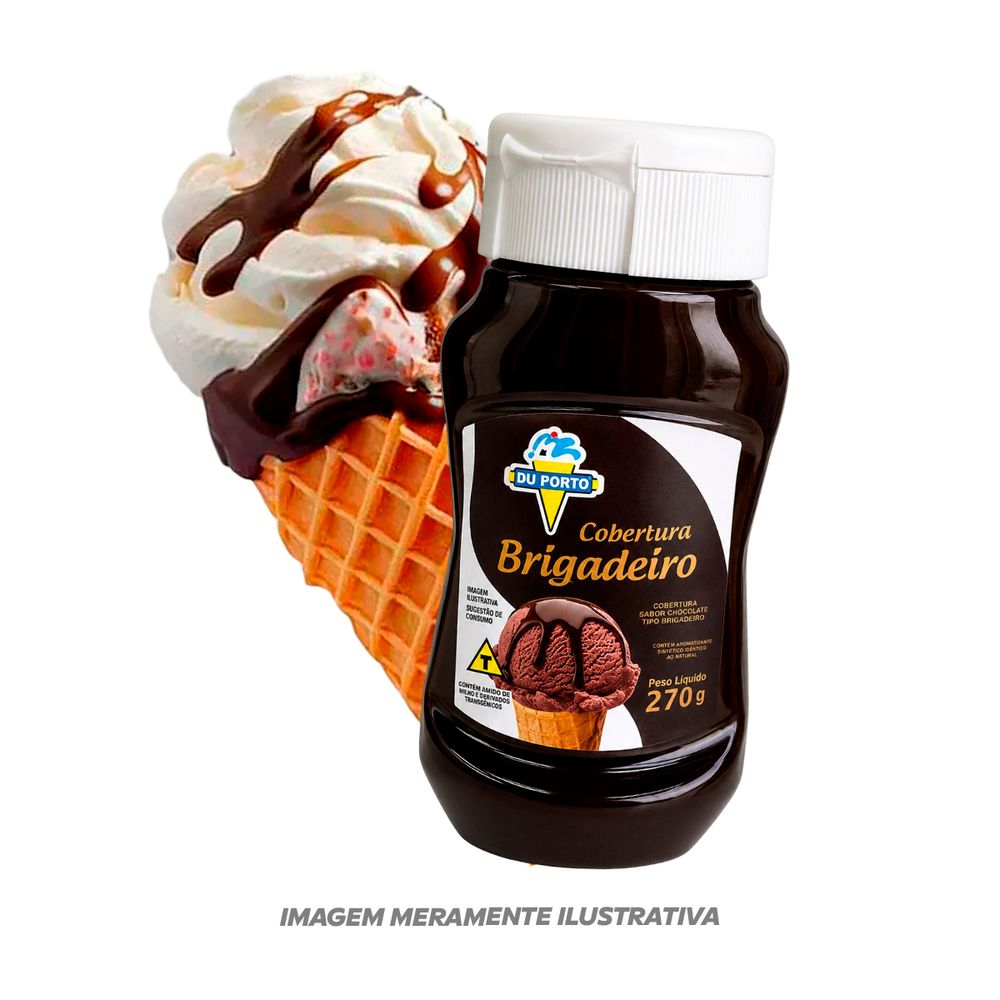 Cobertura Du Porto Sabor Brigadeiro 270g-3-